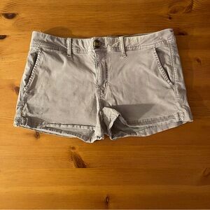 American Eagle Grey Khaki Shorts